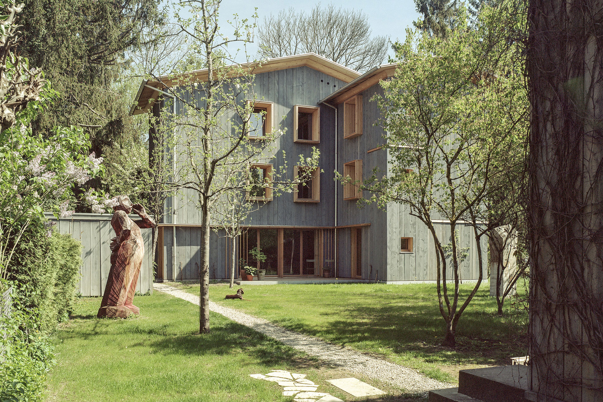 Außenansicht des Gartenhauses