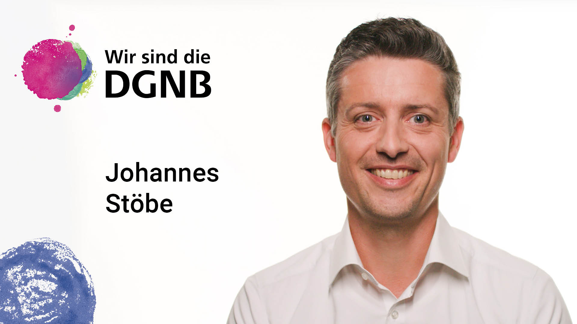 Johannes Stöbe gibt Einblick in seine DGNB Geschichte | #WirSindDieDGNB