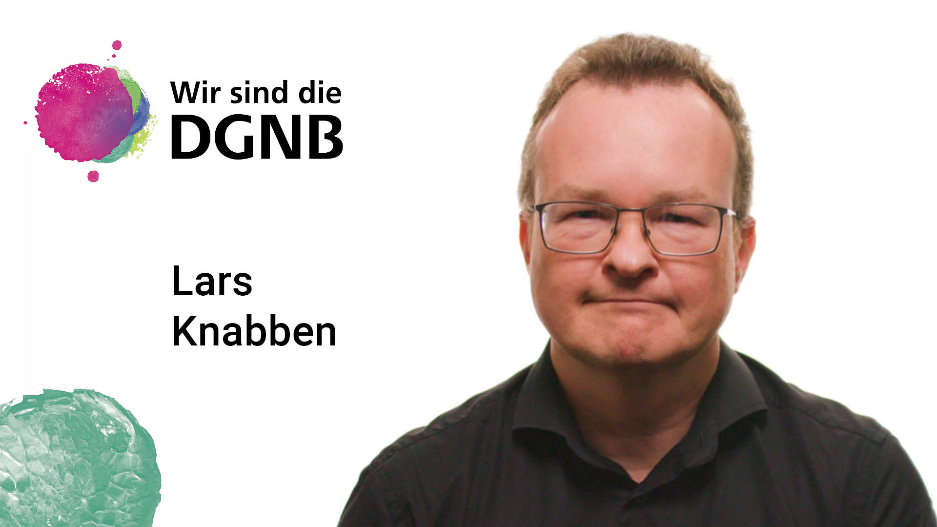 Lars Knabben gibt Einblick in seine DGNB Geschichte | #WirSindDieDGNB