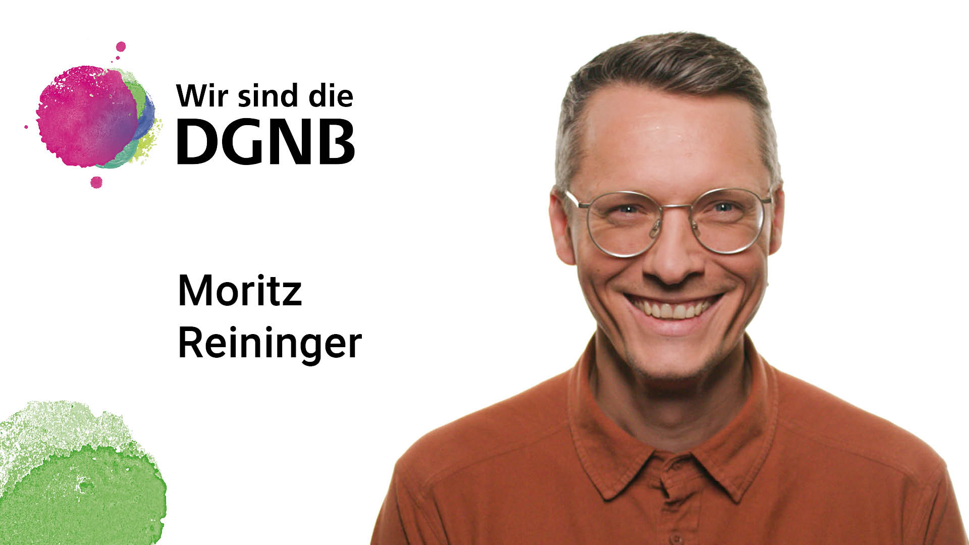 Moritz Reininger gibt Einblick in seine DGNB Geschichte | #WirSindDieDGNB