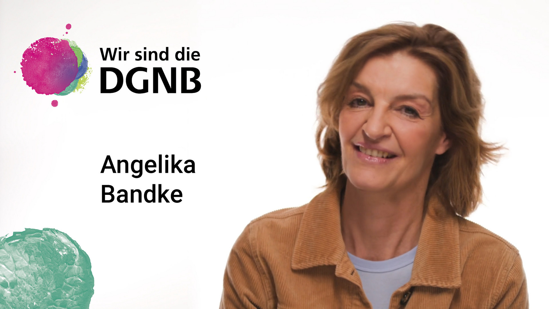 Angelika Bandke gibt Einblick in ihre DGNB Geschichte | #WirSindDieDGNB