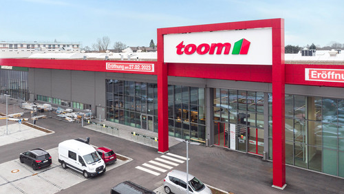 Neubau toom Baumarkt mit Gartencenter sowie Modemarkt in