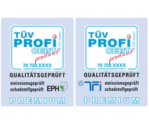 Label TÜV PROFiCERT