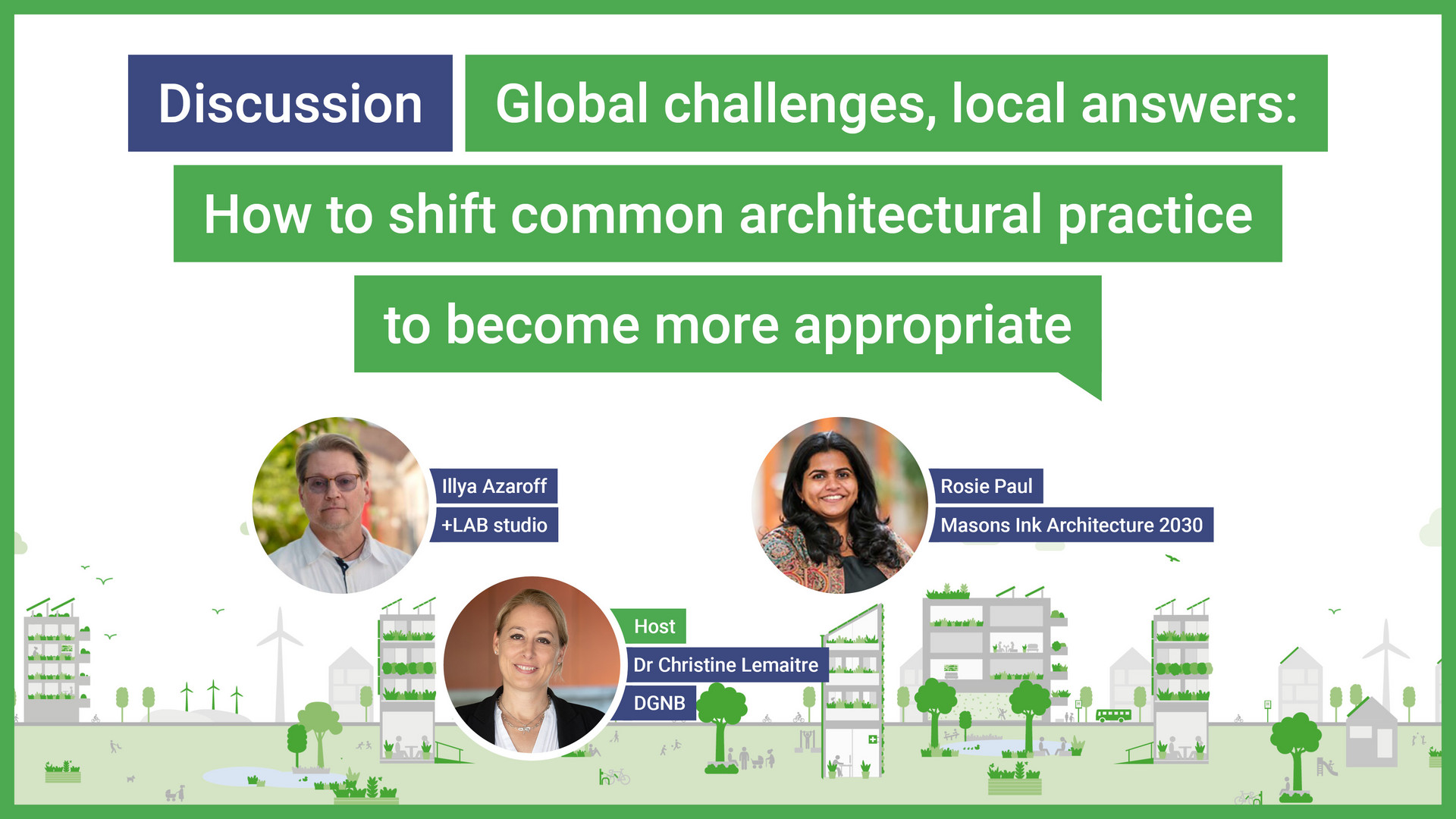 How to shift common architectural practice to become more appropriate | DGNB Annual Congress 2026