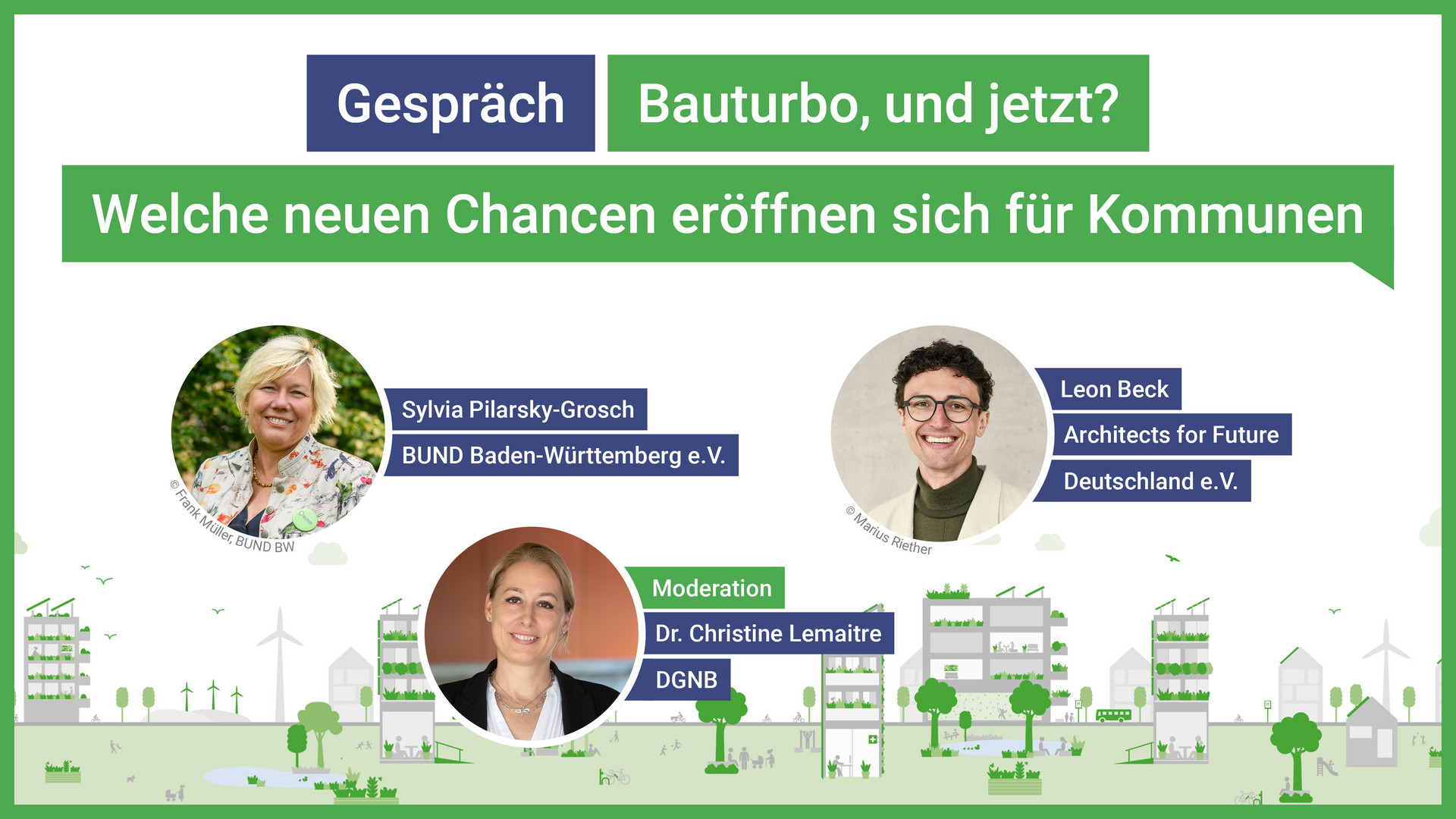 Bauturbo, und jetzt? Welche neuen Chancen eröffnen sich für Kommunen | DGNB Jahreskongress 2026