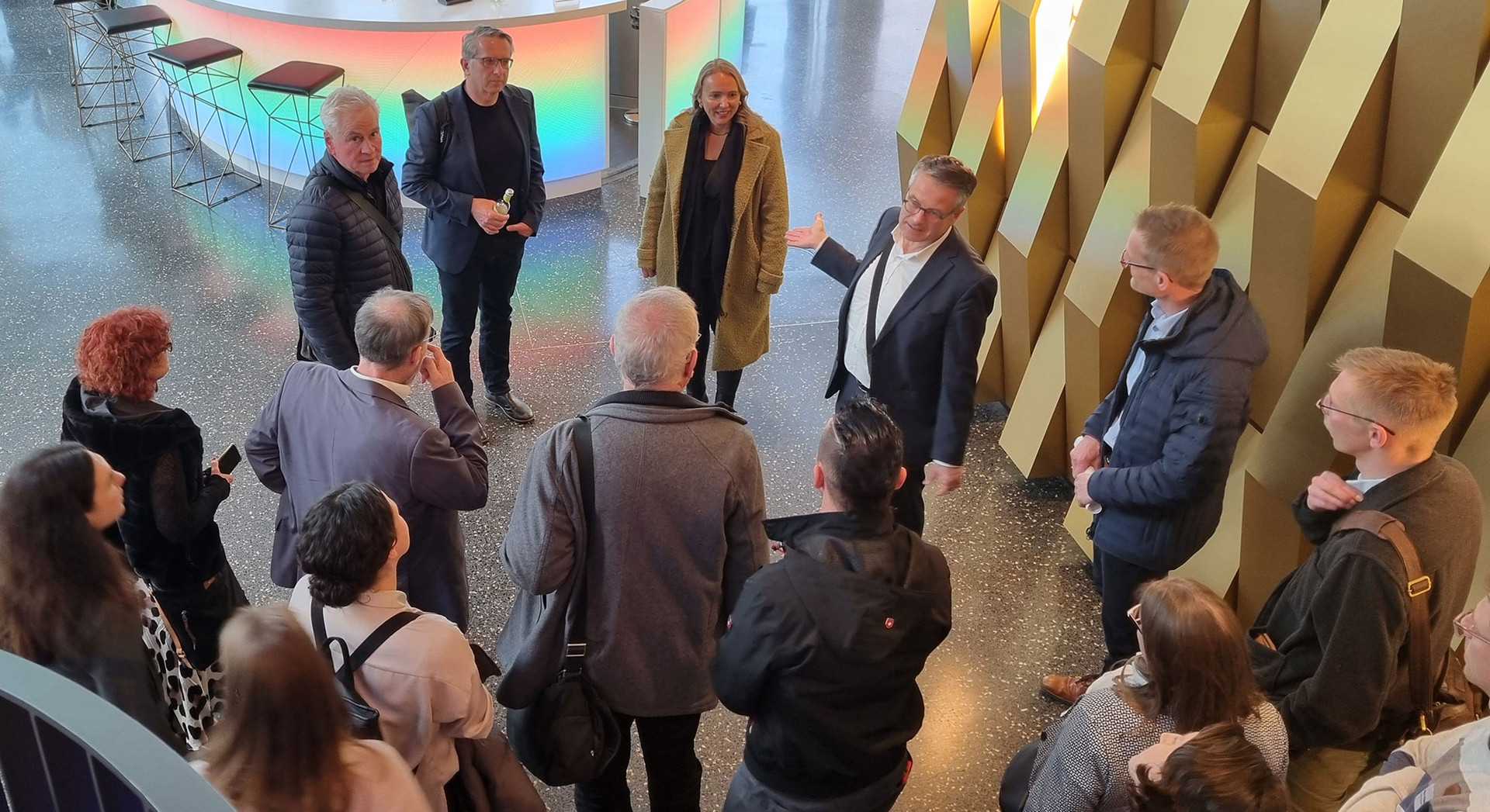 Gruppe bei einer Führung