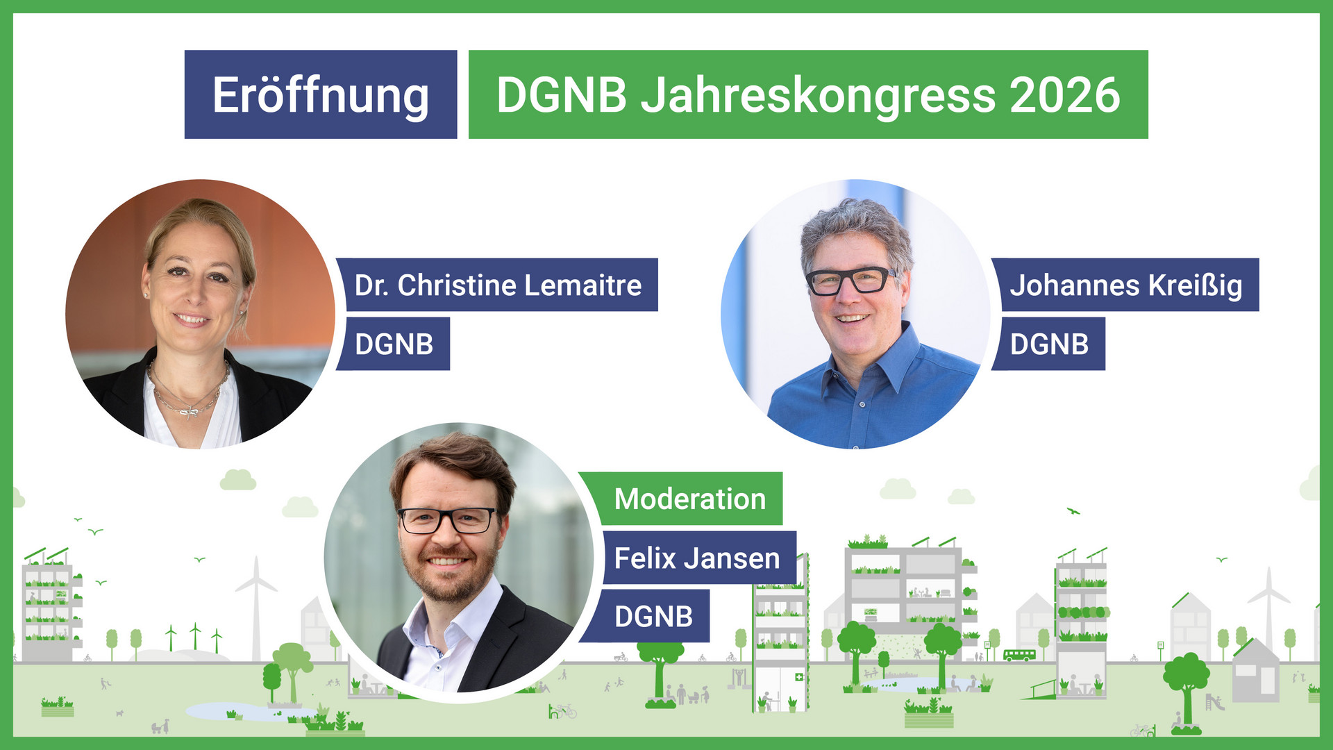 Eröffnung des DGNB Jahreskongresses 2026