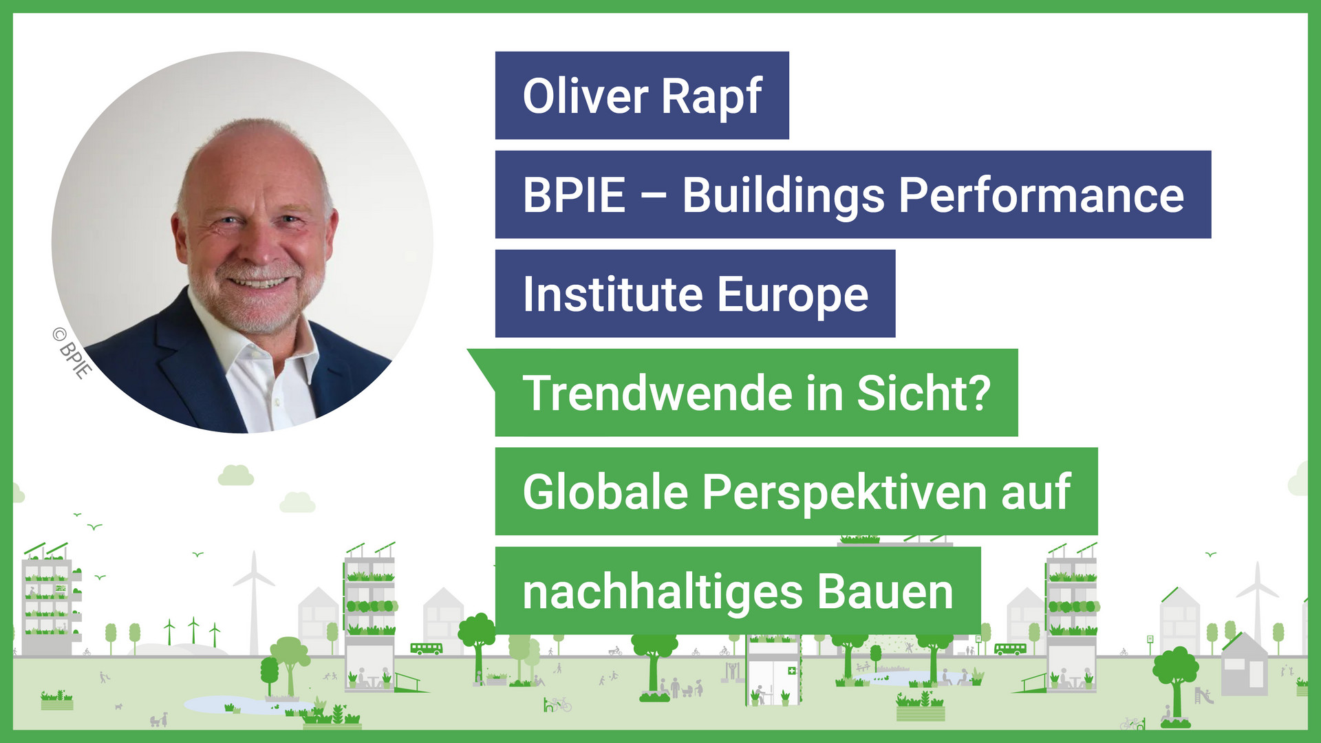 Keynote von Oliver Rapf (BPIE) | DGNB Jahreskongress 2026