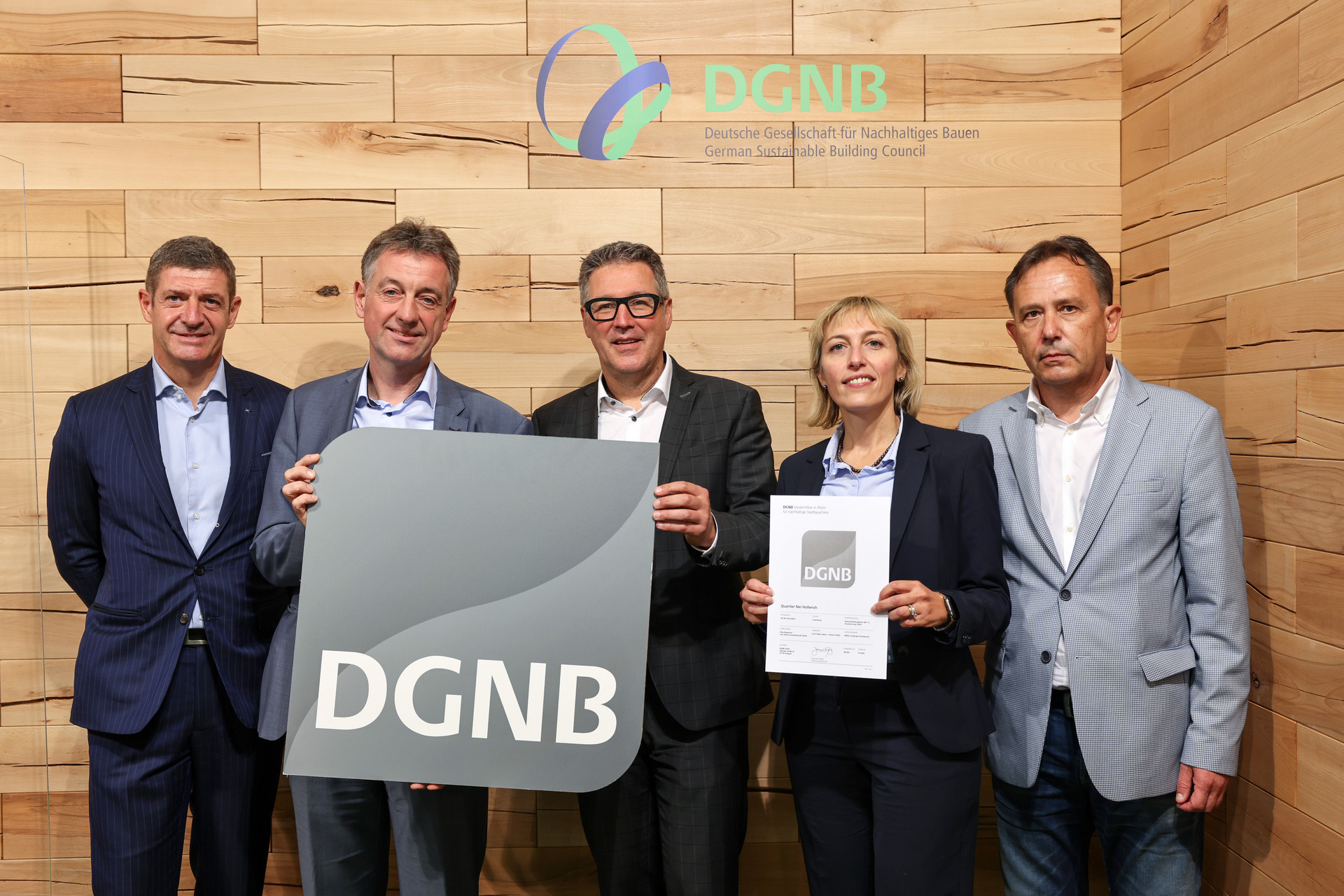 DGNB Zertifikatsverleihung