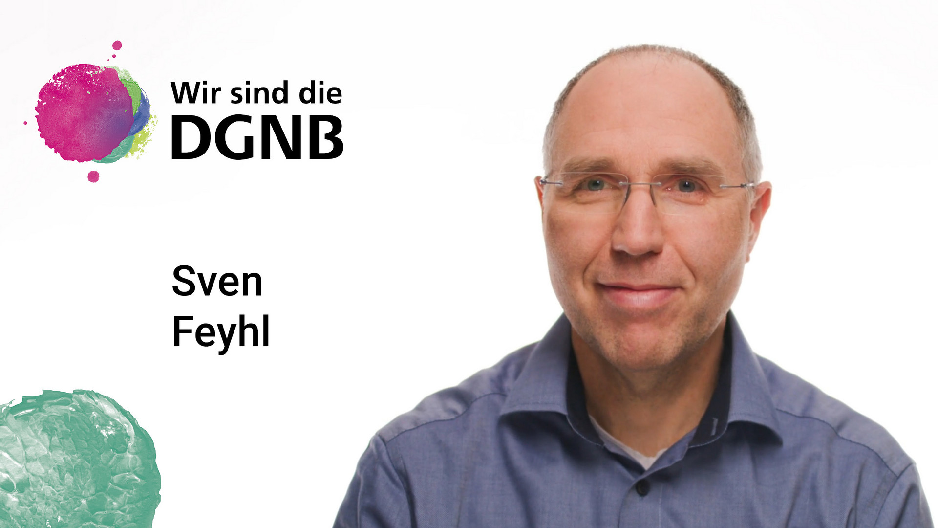 Sven Feyhl gibt Einblick in seine DGNB Geschichte | #WirSindDieDGNB