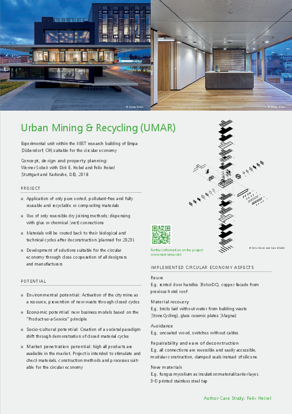 Case Study Urban Mining & Recycling (UMAR)