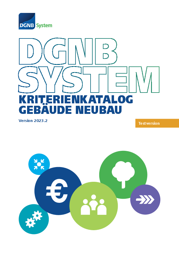 DGNB System Gebäude, Neubau, Version 2023.2 | Testversion