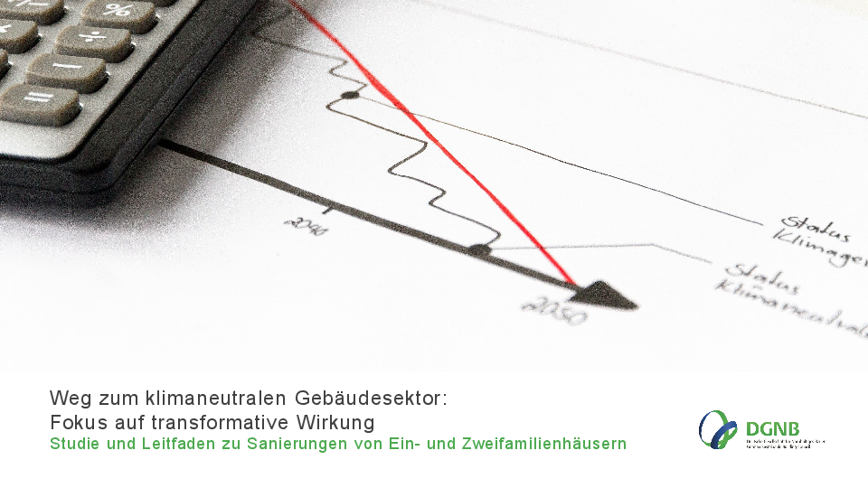 Weg zum klimaneutralen Gebäudesektor: Fokus auf transformative Wirkung