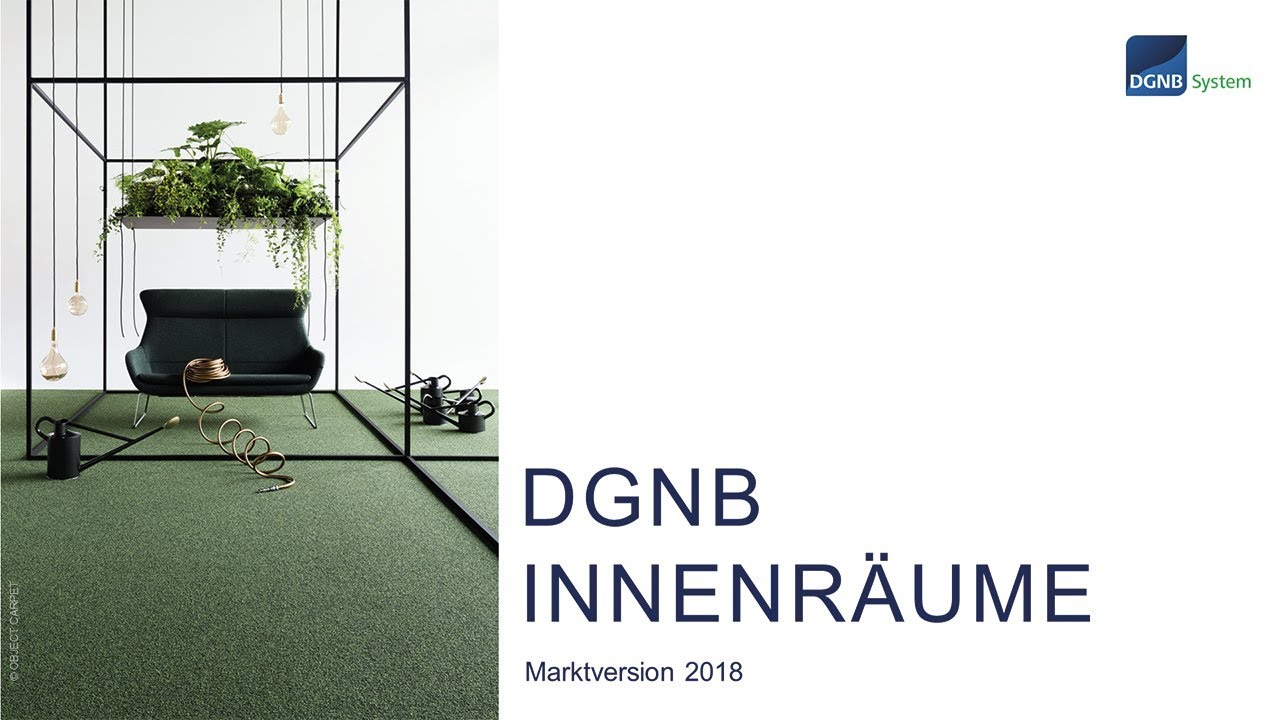 DGNB Infoseminar zur Zertifizierung nachhaltiger Innenräume